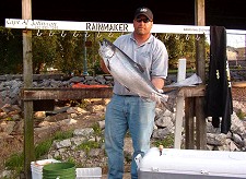 Captain Al Johnson from Rainmaker IV Sport Fishing Charters in Kenosha Wisconsin